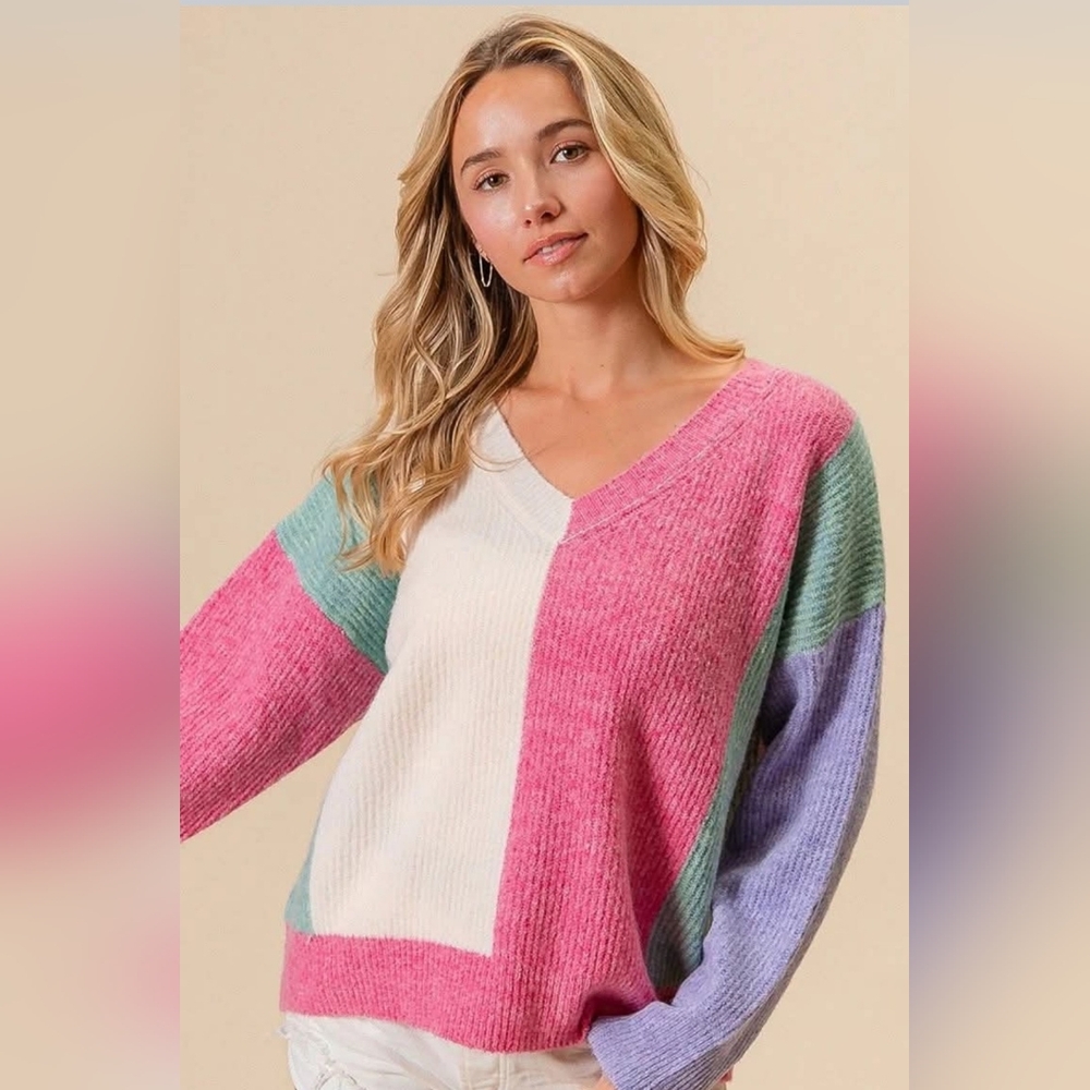 Bibi Colourblock Sweater